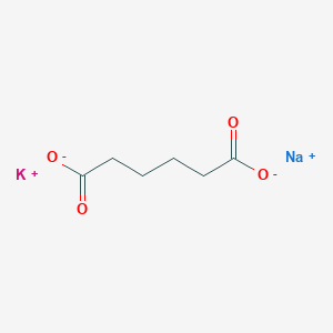 molecular formula C6H8KNaO4 B024660 Potassium sodium adipate CAS No. 19584-53-3