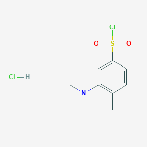 3-(Dimethylamino)-4-methylbenzene-1-sulfonyl chloride hydrochloride