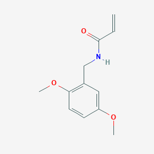 molecular formula C12H15NO3 B2466063 N-[(2,5-二甲氧基苯基)甲基]丙-2-烯酰胺 CAS No. 1156154-03-8