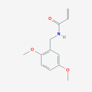 molecular formula C12H15NO3 B2466063 N-[(2,5-ジメトキシフェニル)メチル]プロプ-2-エナミド CAS No. 1156154-03-8