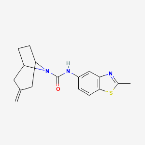 (1R,5S)-N-(2-methylbenzo[d]thiazol-5-yl)-3-methylene-8-azabicyclo[3.2.1]octane-8-carboxamide