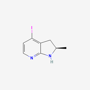 (2R)-4-Iodo-2-methyl-2,3-dihydro-1H-pyrrolo[2,3-b]pyridine
