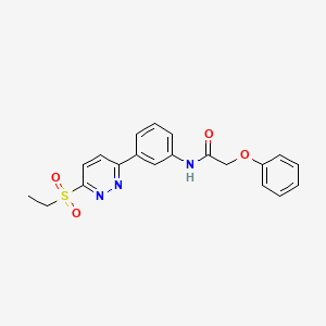 N-(3-(6-(ethylsulfonyl)pyridazin-3-yl)phenyl)-2-phenoxyacetamide