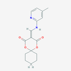 3-(((4-Methylpyridin-2-yl)amino)methylene)-1,5-dioxaspiro[5.5]undecane-2,4-dione