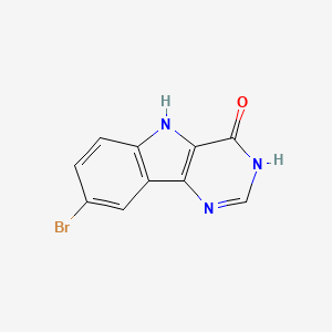 8-bromo-3,5-dihydro-4H-pyrimido[5,4-b]indol-4-one