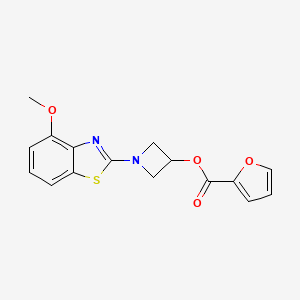 1-(4-Methoxybenzo[d]thiazol-2-yl)azetidin-3-yl furan-2-carboxylate