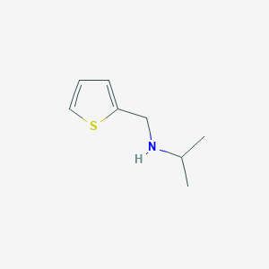molecular formula C8H13NS B2466198 Propan-2-yl(thiophen-2-ylmethyl)amine CAS No. 259655-05-5