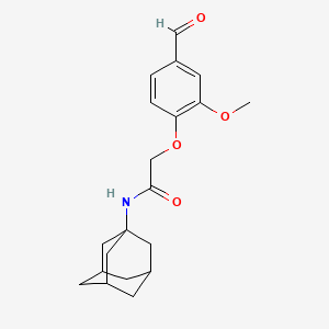 N-(1-adamantyl)-2-(4-formyl-2-methoxyphenoxy)acetamide
