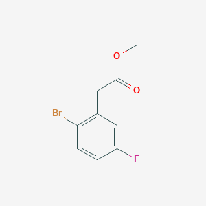 molecular formula C9H8BrFO2 B2466212 Methyl 2-(2-bromo-5-fluorophenyl)acetate CAS No. 1069115-12-3