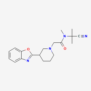 2-[3-(1,3-benzoxazol-2-yl)piperidin-1-yl]-N-(1-cyano-1-methylethyl)-N-methylacetamide
