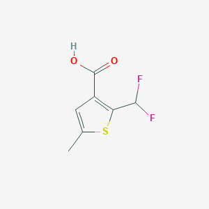 2-(Difluoromethyl)-5-methylthiophene-3-carboxylic acid