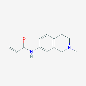molecular formula C13H16N2O B2466272 N-(2-Methyl-3,4-dihydro-1H-isoquinolin-7-yl)prop-2-enamide CAS No. 2361639-65-6
