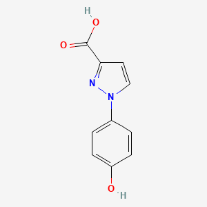 1-(4-Hydroxyphenyl)pyrazole-3-carboxylic acid