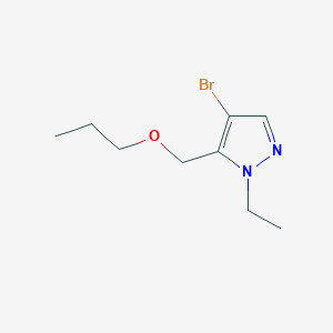 4-bromo-1-ethyl-5-(propoxymethyl)-1H-pyrazole