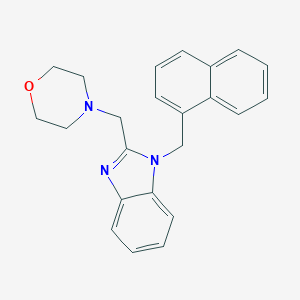 2-(4-morpholinylmethyl)-1-(1-naphthylmethyl)-1H-benzimidazole
