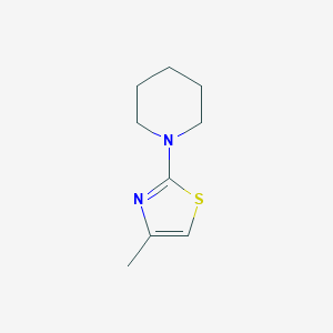 molecular formula C9H14N2S B2466331 1-(4-Methyl-1,3-thiazol-2-yl)piperidine CAS No. 58350-38-2