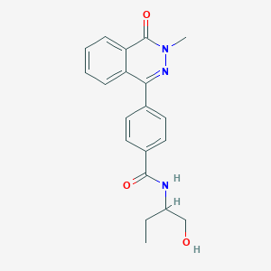 N-[1-(hydroxymethyl)propyl]-4-(3-methyl-4-oxo-3,4-dihydrophthalazin-1-yl)benzamide