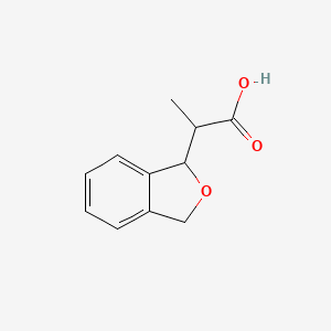 2-(1,3-Dihydro-2-benzofuran-1-yl)propanoic acid