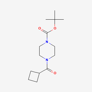 molecular formula C14H24N2O3 B2466417 叔丁基4-(环丁烷羰基)哌嗪-1-羧酸酯 CAS No. 1329288-29-0