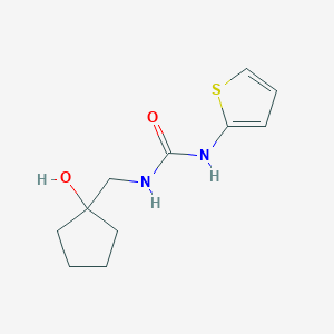 B2466478 1-((1-Hydroxycyclopentyl)methyl)-3-(thiophen-2-yl)urea CAS No. 1219912-85-2