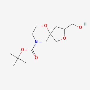B2466515 tert-Butyl 3-(hydroxymethyl)-2,6-dioxa-9-azaspiro[4.5]decane-9-carboxylate CAS No. 1330763-25-1