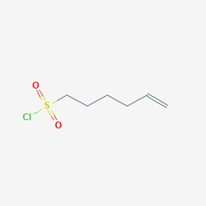 molecular formula C6H11ClO2S B2466521 Hex-5-ene-1-sulfonyl chloride CAS No. 133216-86-1
