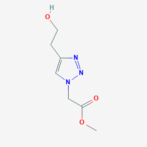 methyl 2-[4-(2-hydroxyethyl)-1H-1,2,3-triazol-1-yl]acetate