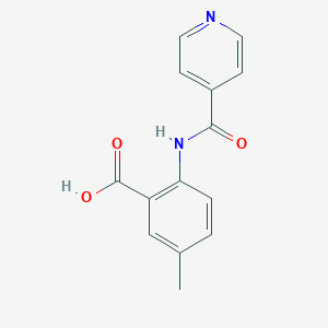 molecular formula C14H12N2O3 B246655 2-(Isonicotinamido)-5-methylbenzoic acid 