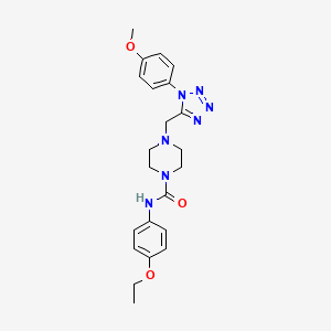 N-(4-ethoxyphenyl)-4-((1-(4-methoxyphenyl)-1H-tetrazol-5-yl)methyl)piperazine-1-carboxamide