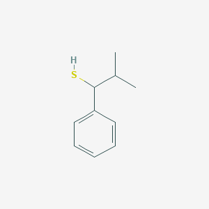 molecular formula C10H14S B2466633 2-Methyl-1-phenylpropane-1-thiol CAS No. 113682-52-3