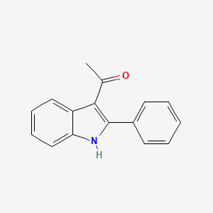 molecular formula C16H13NO B2466645 1-(2-苯基-1H-吲哚-3-基)乙酮 CAS No. 17375-64-3