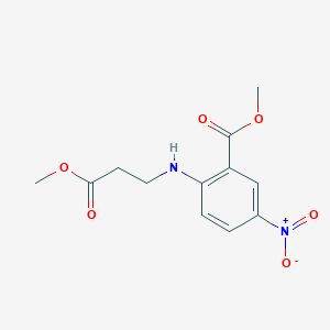 Methyl 2-[(3-methoxy-3-oxopropyl)amino]-5-nitrobenzoate