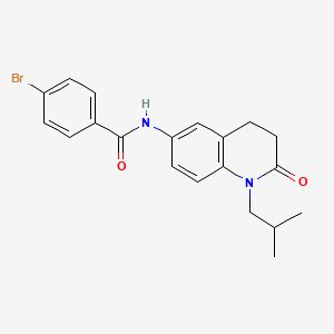 4-bromo-N-(1-isobutyl-2-oxo-1,2,3,4-tetrahydroquinolin-6-yl)benzamide