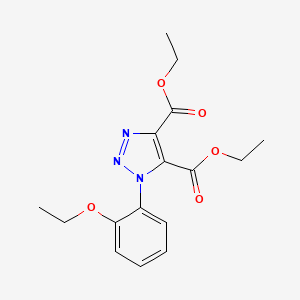 4,5-diethyl 1-(2-ethoxyphenyl)-1H-1,2,3-triazole-4,5-dicarboxylate