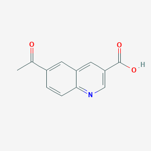 6-Acetylquinoline-3-carboxylic acid