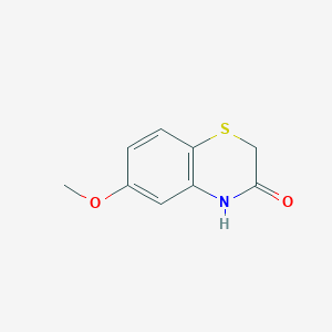 molecular formula C9H9NO2S B2466774 6-甲氧基-2,4-二氢-1,4-苯并噻嗪-3-酮 CAS No. 99286-44-9