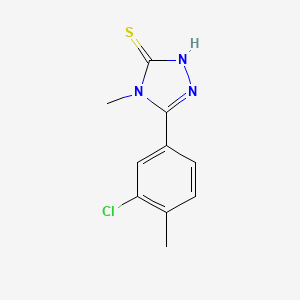 5-(3-chloro-4-methylphenyl)-4-methyl-4H-1,2,4-triazole-3-thiol