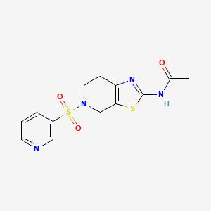 N-(5-(pyridin-3-ylsulfonyl)-4,5,6,7-tetrahydrothiazolo[5,4-c]pyridin-2-yl)acetamide