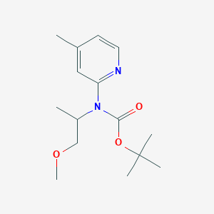 Tert-butyl N-(1-methoxypropan-2-yl)-N-(4-methylpyridin-2-yl)carbamate