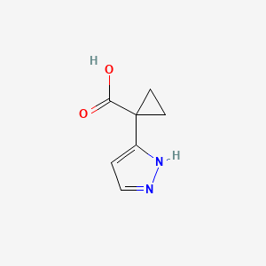 1-(1H-Pyrazol-5-yl)cyclopropane-1-carboxylic acid