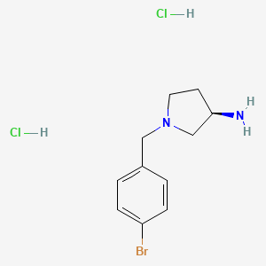 (R)-1-(4-Bromobenzyl)pyrrolidin-3-amine dihydrochloride