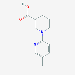 1-(5-Methylpyridin-2-YL)piperidine-3-carboxylic acid