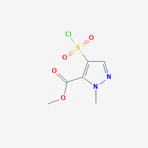 methyl 4-(chlorosulfonyl)-1-methyl-1H-pyrazole-5-carboxylate