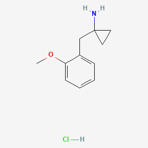1-[(2-Methoxyphenyl)methyl]cyclopropan-1-amine hydrochloride