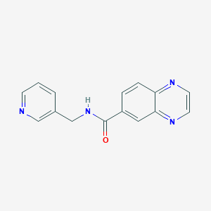 N-(pyridin-3-ylmethyl)quinoxaline-6-carboxamide