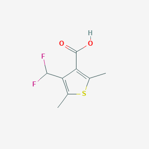 B2466975 4-(Difluoromethyl)-2,5-dimethylthiophene-3-carboxylic acid CAS No. 2248288-46-0