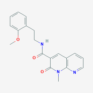 N-(2-methoxyphenethyl)-1-methyl-2-oxo-1,2-dihydro-1,8-naphthyridine-3-carboxamide