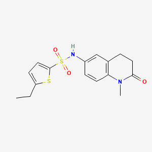 5-ethyl-N-(1-methyl-2-oxo-1,2,3,4-tetrahydroquinolin-6-yl)thiophene-2-sulfonamide