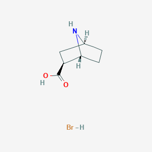 (1R*,2S*,4S*)-7-Aza-bicyclo[2.2.1]heptane-2-carboxylic acid hydrobromide