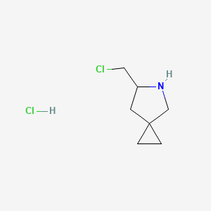 6-(Chloromethyl)-5-azaspiro[2.4]heptane hydrochloride